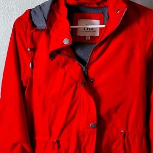 Jacket zip up and button up